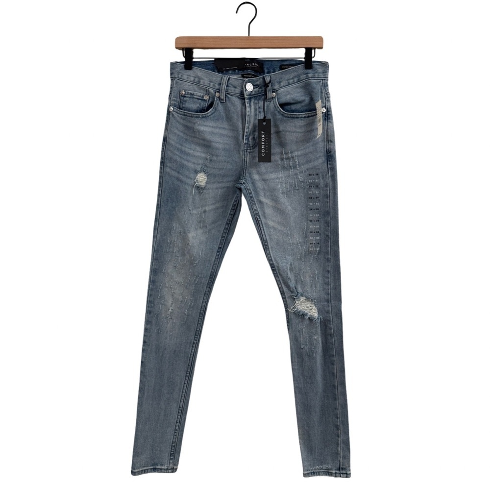 PacSun Blue Distressed Skinny Jeans